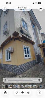 Standard Newly Renovated Block of 6 Units, Victory Estate of Ago Palace Way Okota, Ago Palace, Isolo, Lagos, Block of Flats for Sale