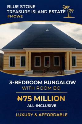 Efficiently Built 4 Bedroom Bungalow, Near Redemption Camp, Mowe Town, Ogun, Detached Bungalow for Sale