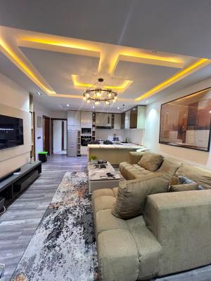 Smart Fully Furnished 3 Bedrooms Serviced Apartment, Spar Road, Ikate, Lekki, Lagos, Flat / Apartment for Rent