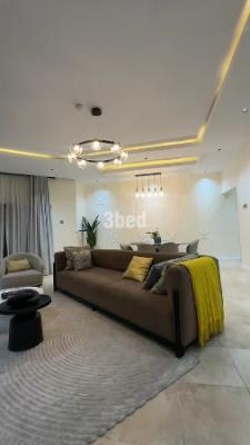Luxurious Fully Furnished 3 Bedroom Flat ,24hrs Light Upstair, Rhine Court Estate Lekki Phase 1 ,right Hand Lekki Lagos, Lekki Phase 1, Lekki, Lagos, Flat / Apartment for Rent