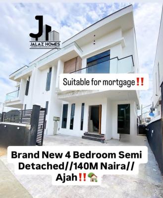 Brand New 4 Bedroom Semi Detached Duplex, Ajah, Lagos, Semi-detached Duplex for Sale