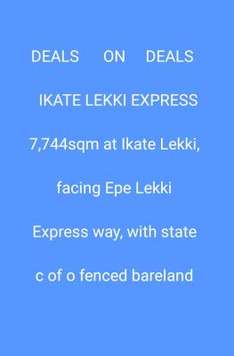 Land, Ikate Facing The Expressway, Lekki Expressway, Lekki, Lagos, Land for Sale