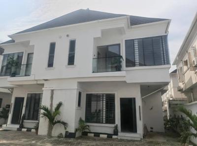 Newly Built Shared Compound 4-bedroom Semi-detached Duplex with Bq, Orchid, Lekki, Lagos, Terraced Duplex for Rent