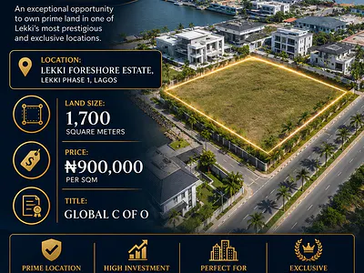Highly Sought After 1700 Square Meters