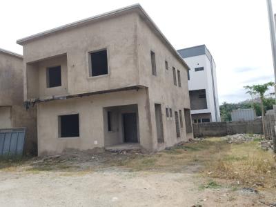Three Bedroom Duplex with Bq(carcasse), Behind Living Faith Church, Life Camp, Abuja, Semi-detached Duplex for Sale