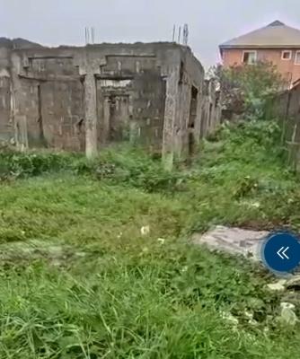 Standard Full Plot of Dry Land with Uncompleted Structure in a Secured
