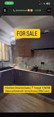 Luxury 4 Bedroom Semi-Detached Duplex in Daisy Palm Island Estate Kubw