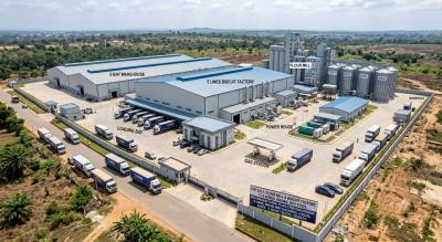 Flour Mill with Biscuit Production Factory