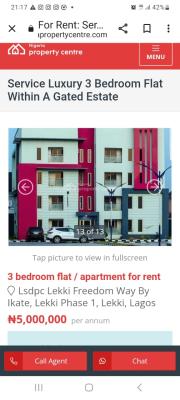 Lovely Furnished 1bedroom Apartment with a Gated Estate