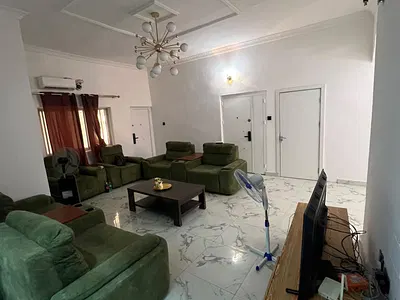 Serviced Añd Semi Furnished 3 Bedroom Apartment with Ac — Lekki, Lagos