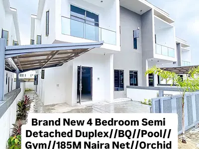 Brand New 4 Bedroom Semi Detached Duplex with a BQ