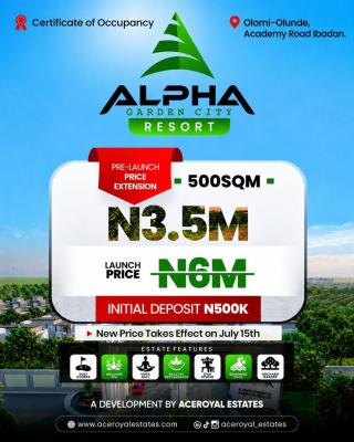 Serviced Residential Estate Land with C of O Title