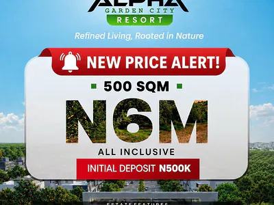 Serviced Residential Estate Land with C of O Title