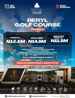 Beryl Golf Estate Lagos Ibadan Expressway
