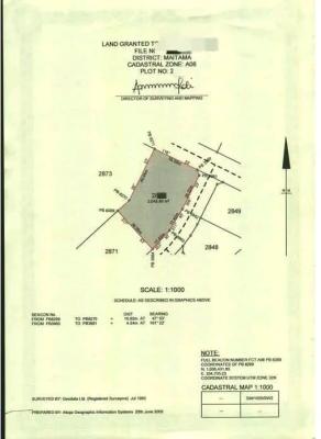 A Old House in Maitama Main Sitting on 2043SQM of Land