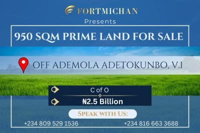 950 SQM Prime Land