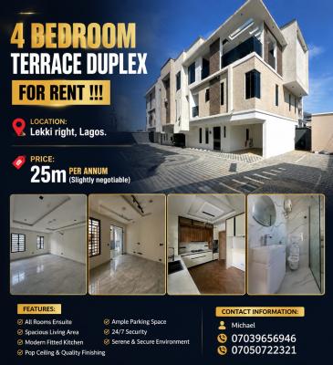 4 Bedroom Terrace Duplex with BQ