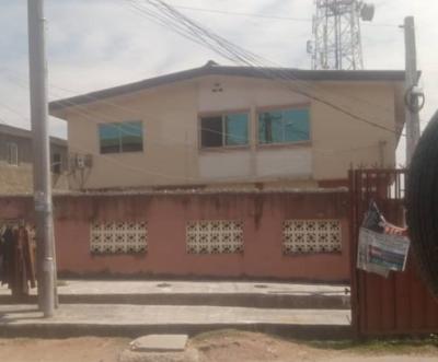 Decent and Solid 4 Units of 3 Bedroom Flat with BQ at Back Sitting on a Full Plot of Dry Land