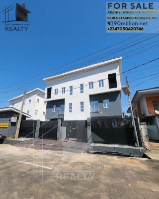 For Sale 4-Bedroom Semi Detached Duplex with BQ Features: Self Co — Adeniyi Jones, Ikeja, Lagos