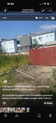 Prime Residential Land in 2nd Avenue Estate, Ikoyi, Lagos