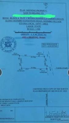 Prime Lands with Good S Title, in a Secure and Access Control Estate.