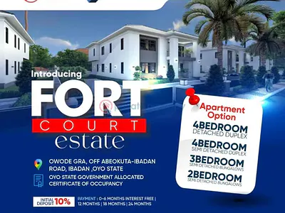 Luxury 4 Bedrooms Fully Detached Duplexes with C of O