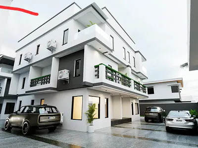 Distress Auction Newly Built Four Bedroom Semi Detached Duplex with BQ