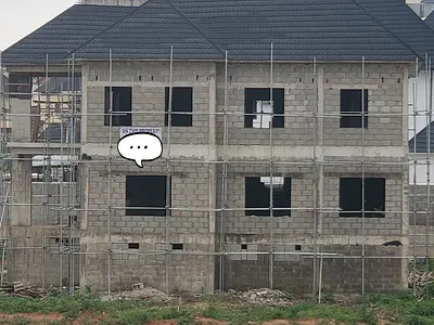Semi-Finished 5-Bedroom Detached Duplex with BQ