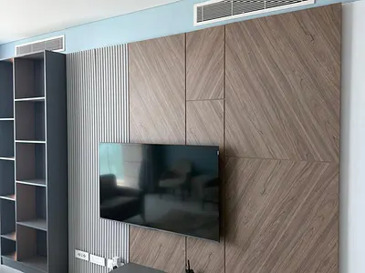 Fully Service and Furnished 3 Bedroom Flat with BQ on 17th Floor.