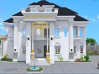 6 Bedroom Fully Detached Duplex with 2 Bedroom BQ