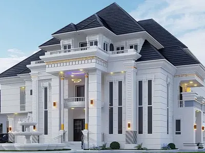 6M Bedrooms Fully Detached Duplex with 2 Bedrooms BQ