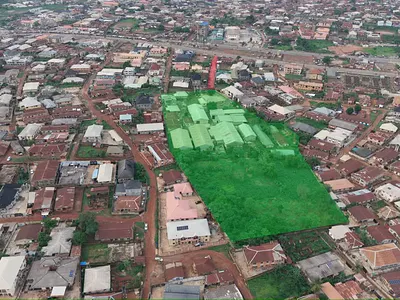 Prime 6-Acre Commercial Property with Warehouses -- Old-Ife Rd.