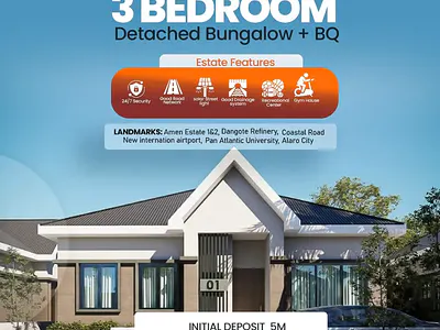 3 Bedroom Detached Bungalow