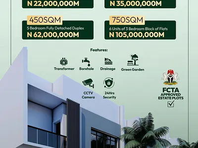 4 Bedroom Fully Detached Duplex