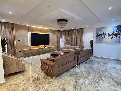 Furnished, Newly Built Pay and Park in 5 Bedroom Semi-Detached Duplex
