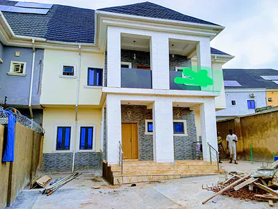 Luxury Four Bedroom Semi Detached Duplex, New House — System Estate Close to Amsccc Estate Galadinawa, Galadimawa, Abuja