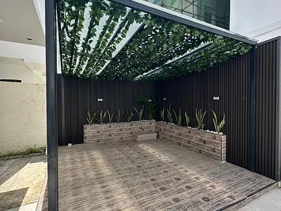 Uniquely-Built 5bed Duplex with Pool, BQ & Cinema Rooftop Terrace