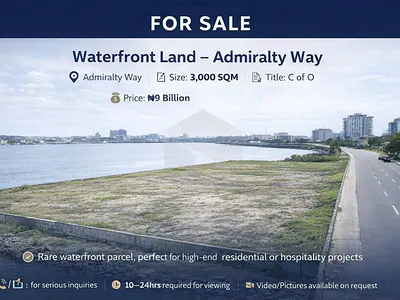Prime Waterfront Land Measuring 3000 SQM