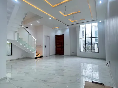 4 Beds Fully Detached Duplex with Pool, Stamped Compound Floor, BQ