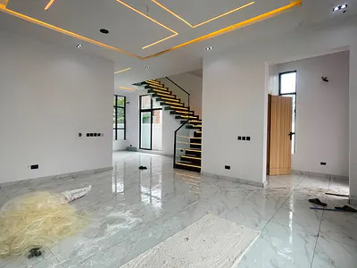 5 Beds Fully Detached Duplex Built on Two Floors, Rooftop and BQ