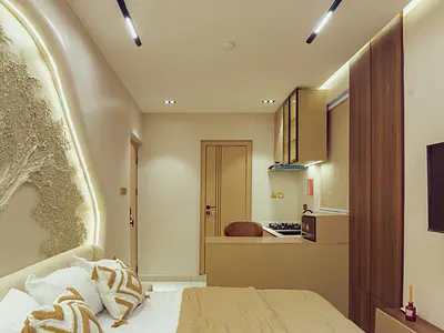 Luxurious Fullyfurnished Studio Apartment with CCTV & Home Automation