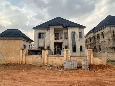 Semi Finished 5 Bedroom Fully Detached Duplex with BQ