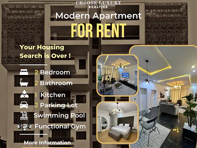 2 Bedroom Apartment Pool & Gym