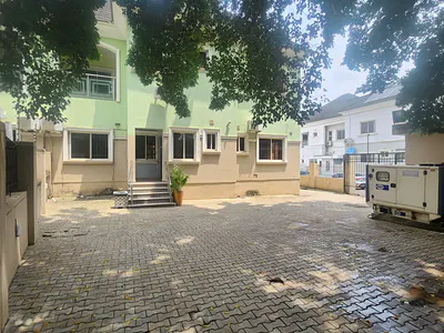 Clean Service Detached 4 Bedroom Duplex with BQ, with Gen, Ac, 8 Car Park