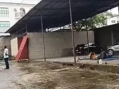 Warehouse Facing Major Road