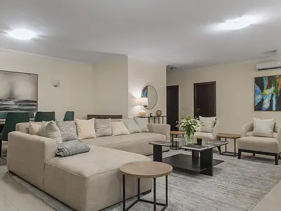 Fully Furnished Service 3-Bedroom Apartment