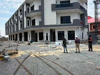 Newly Built 4 Bedroom Terraced Duplex with Swimming Pool in an Estate