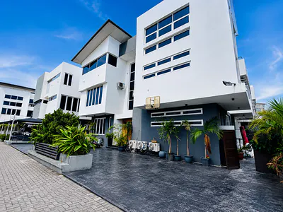 Luxury 5-Bedroom Semi-Detached Duplex with Cinema, Swimming Pool & BQ