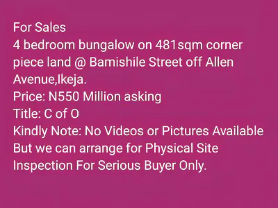 4 Bedroom Bungalow
