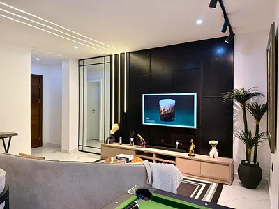Apt 31 *a Brand New Luxury 1 Bedroom with Swimming Pool, Snooker Boar
